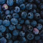 Summer fruits name, blueberries